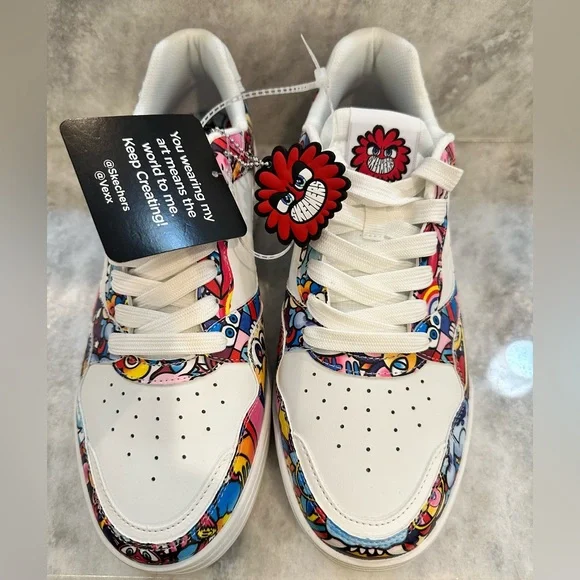 Skechers VEXX - Guilty Pleasure Unique Doodle Year of the Dragon Men’s 10 Casual - Picture 7 of 13